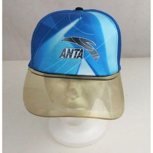 ANTA Blue Mesh Back Clear Bill Snapback Baseball Cap